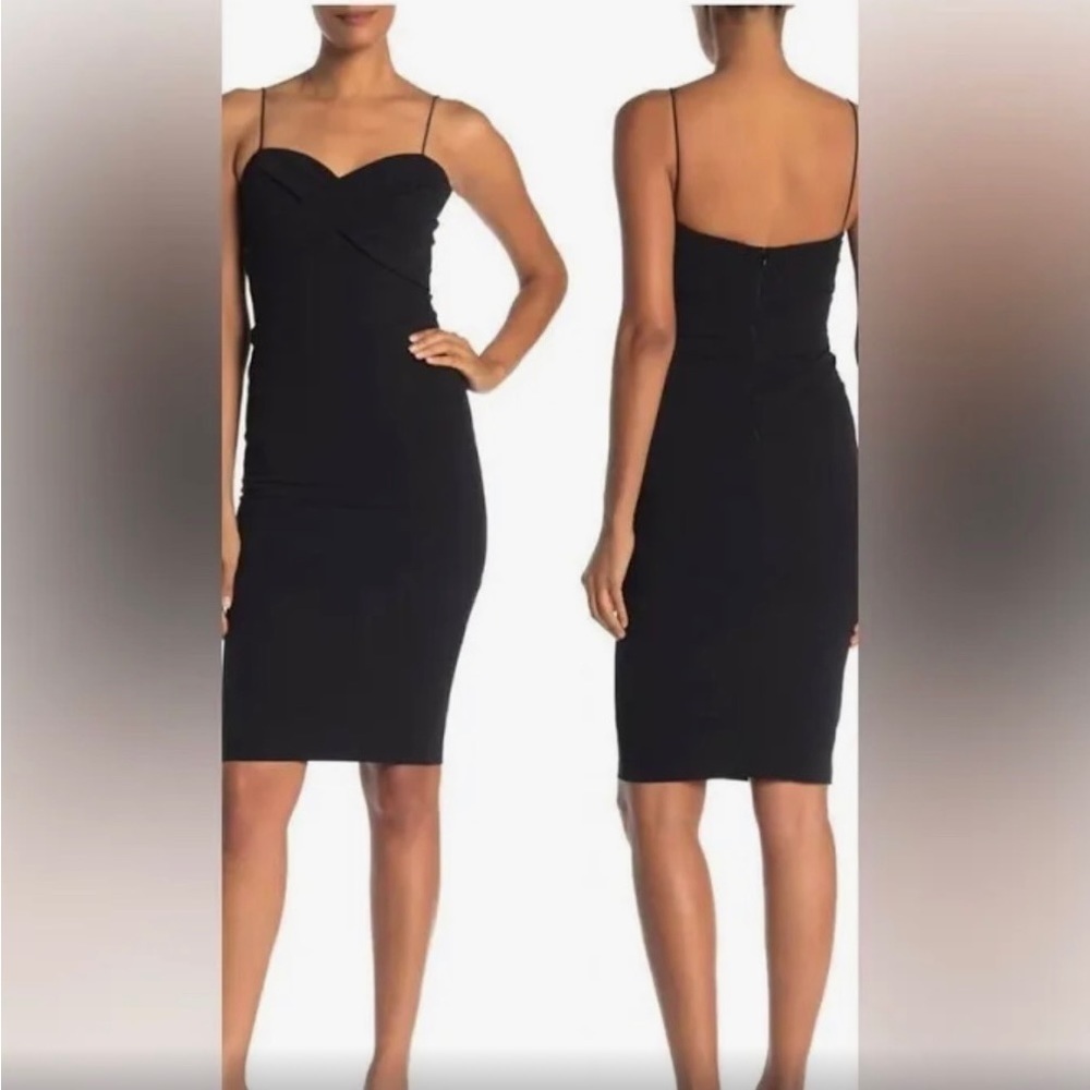 Love X Design from Nordstrom Rack Black Fully Lined Midi Dress Large NWT